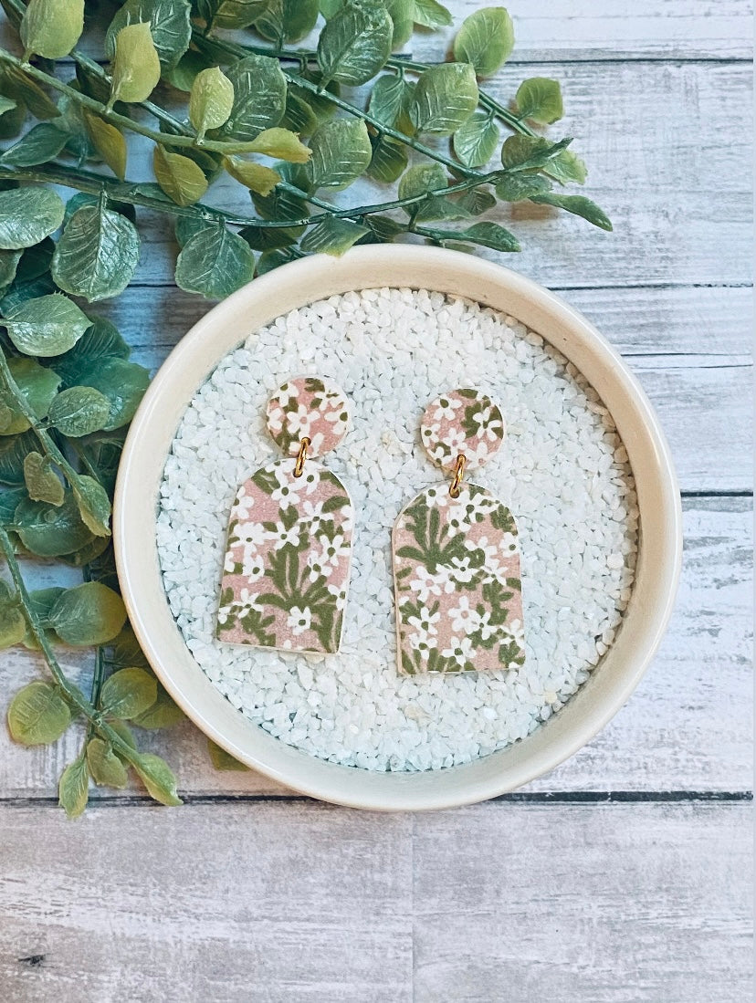 Spring Floral Earrings