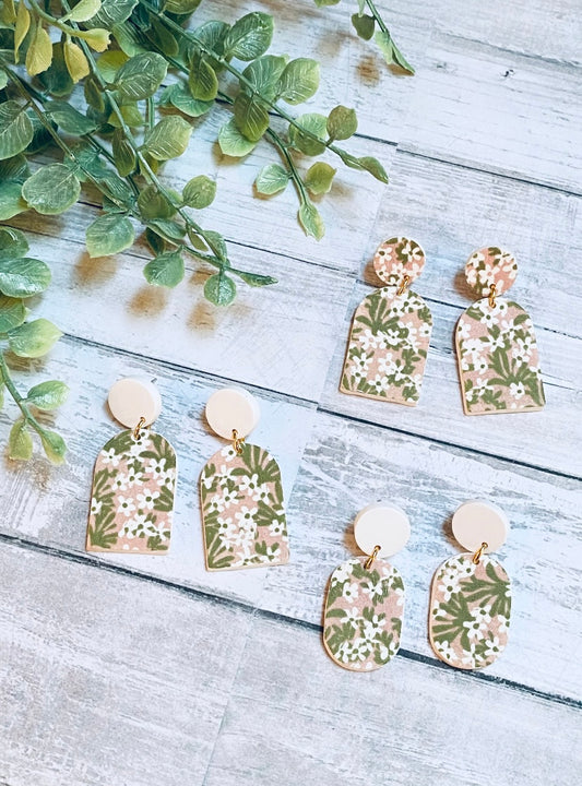 Spring Floral Earrings